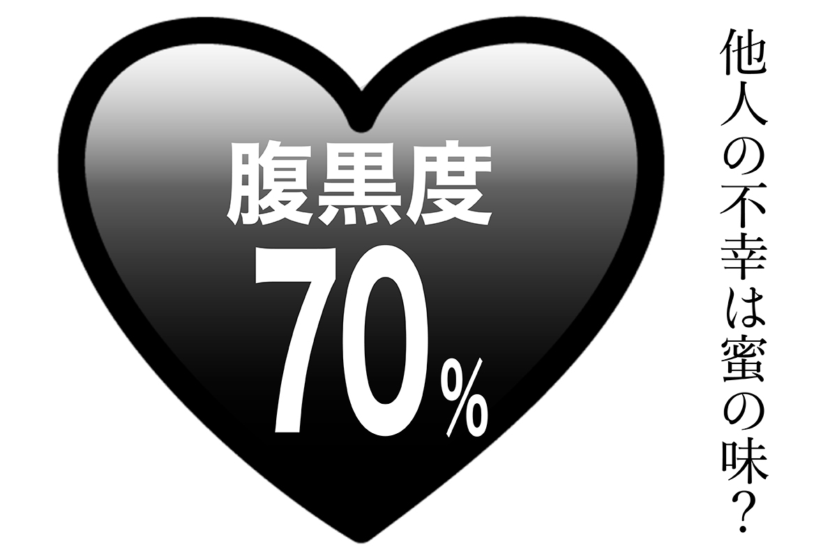 腹黒度70%