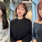 レイヤーを入れた女性