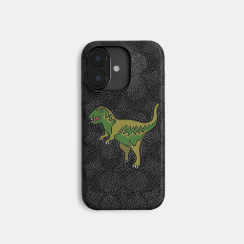 Signature Rexy Leather Wrap Phone Case 16