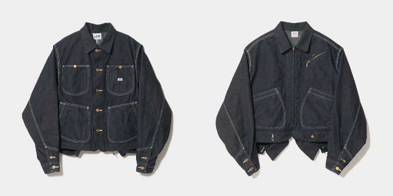 ▲Lee double-end denim 91-B/91-J blouson インディゴカラー￥79,200