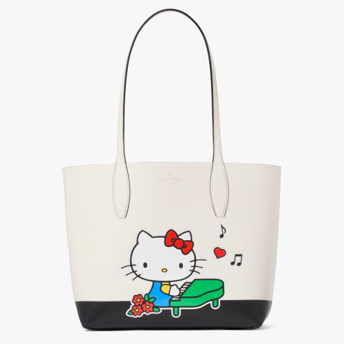 ▲HELLO KITTY x kate spade new york small tote￥61,600