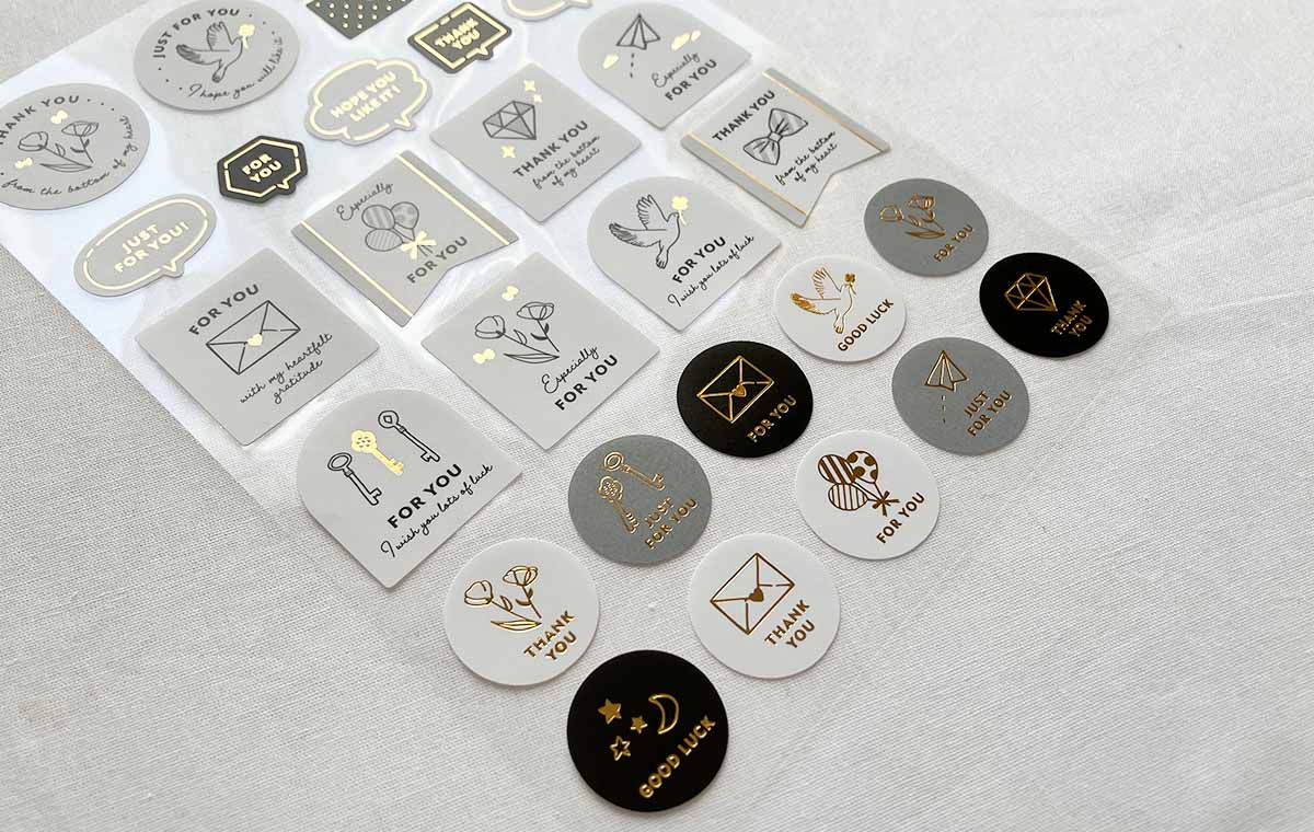 ダイソーの「ラッピングシール」
