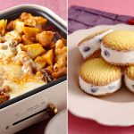 チーズダッカルビとチーズクリームサンドの写真