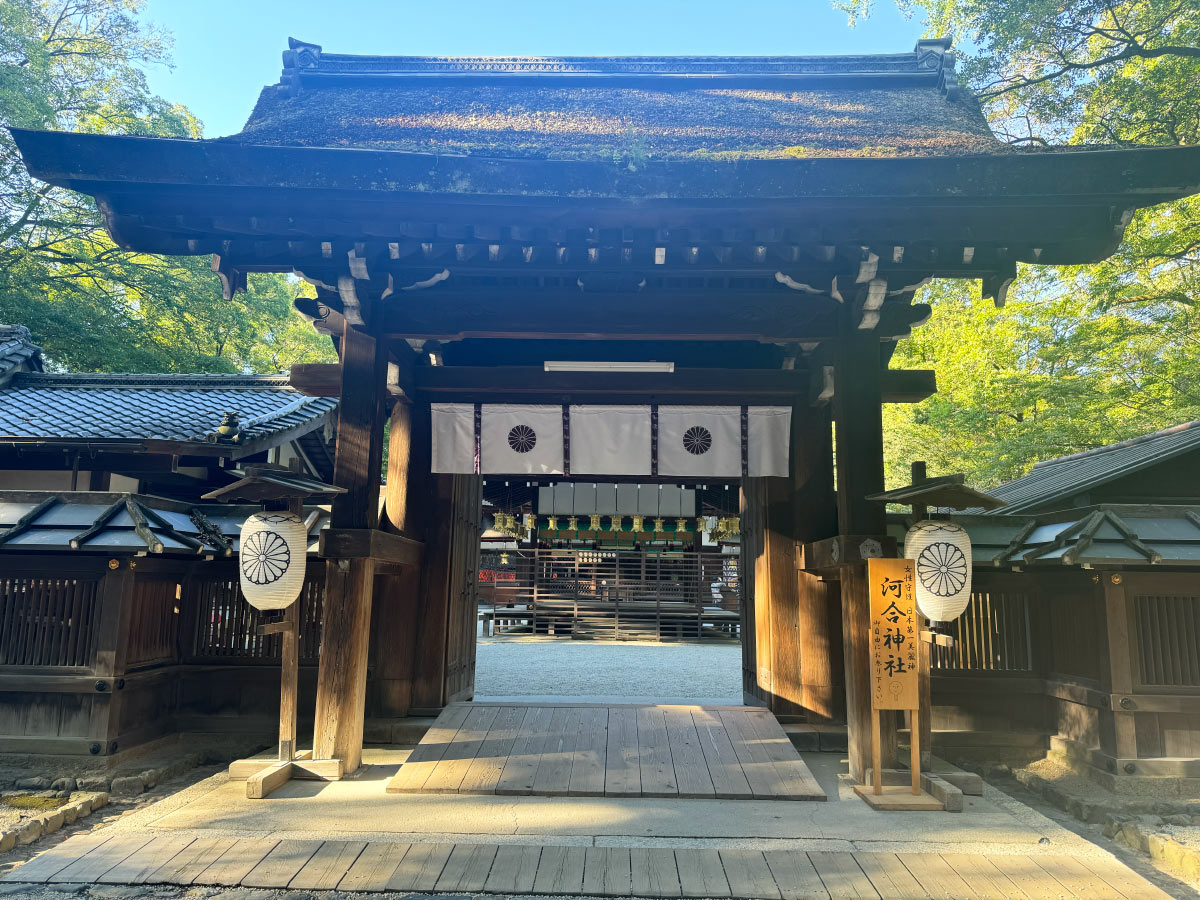 下鴨神社　河合神社の鳥居