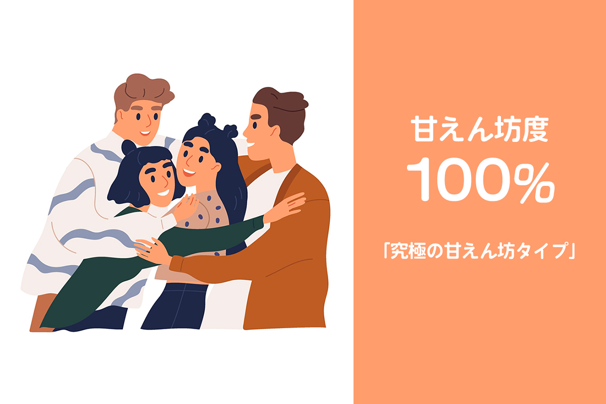 甘えん坊度100％！
