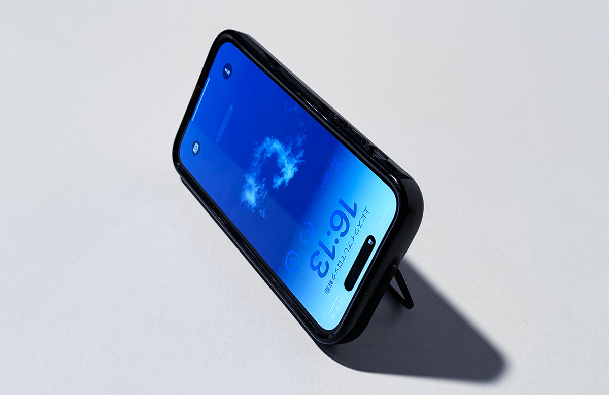 たてたスマホ