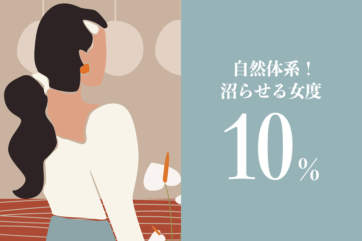 自然体系!沼らせる女度10%