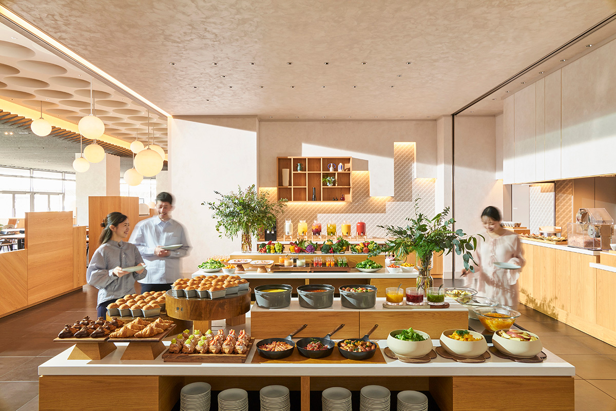 OMO7大阪　朝食ビュッフェ風景