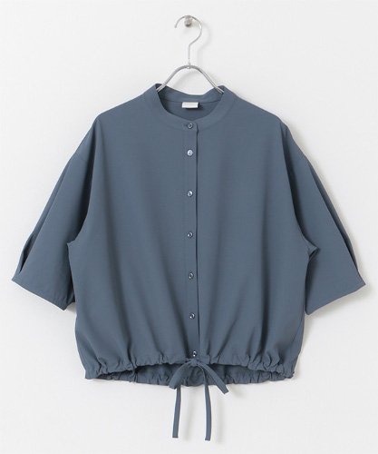 ▲UR TECH サマシェア ドロストブラウス¥8,800