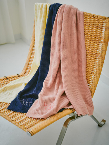 ▲【母の日】リブブランケット¥6,930