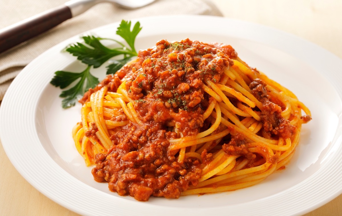 ミートソーススパゲティ