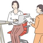 チームで仕事をするビジネスパーソン