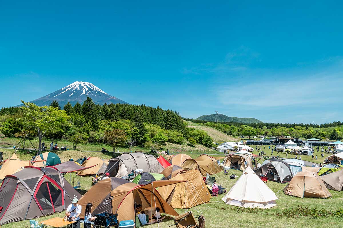 FUJI & SUN’ キャンプサイト