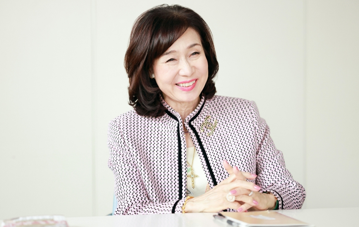 落合ひろみさんのインタビュー風景その3