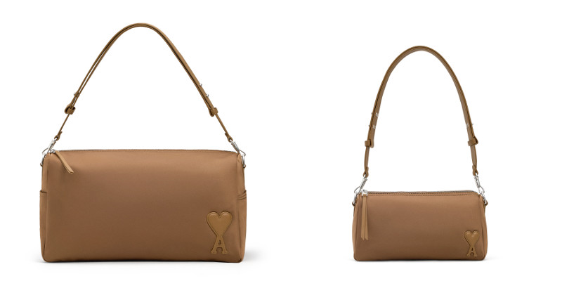 ブラウン ナイロンキャンバス Marcel ラージバッグ￥85,800、ブラウン ナイロンキャンバス Marcel Lunch Box バッグ￥57,200