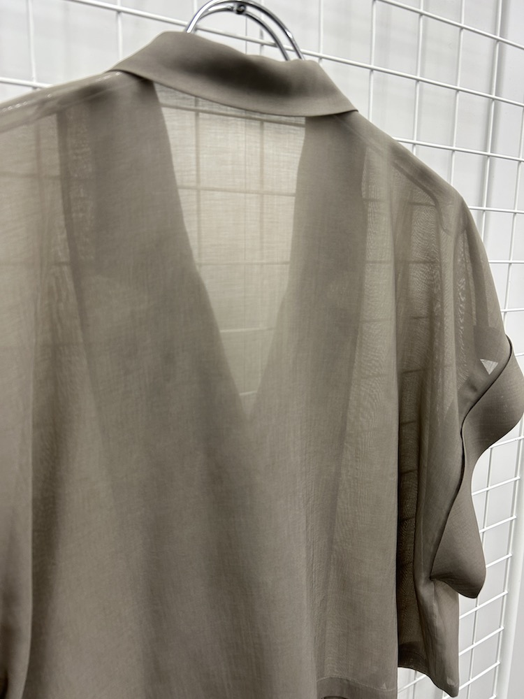 シアー素材が涼しげ