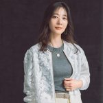 レースブルゾンのきれいめコーデ