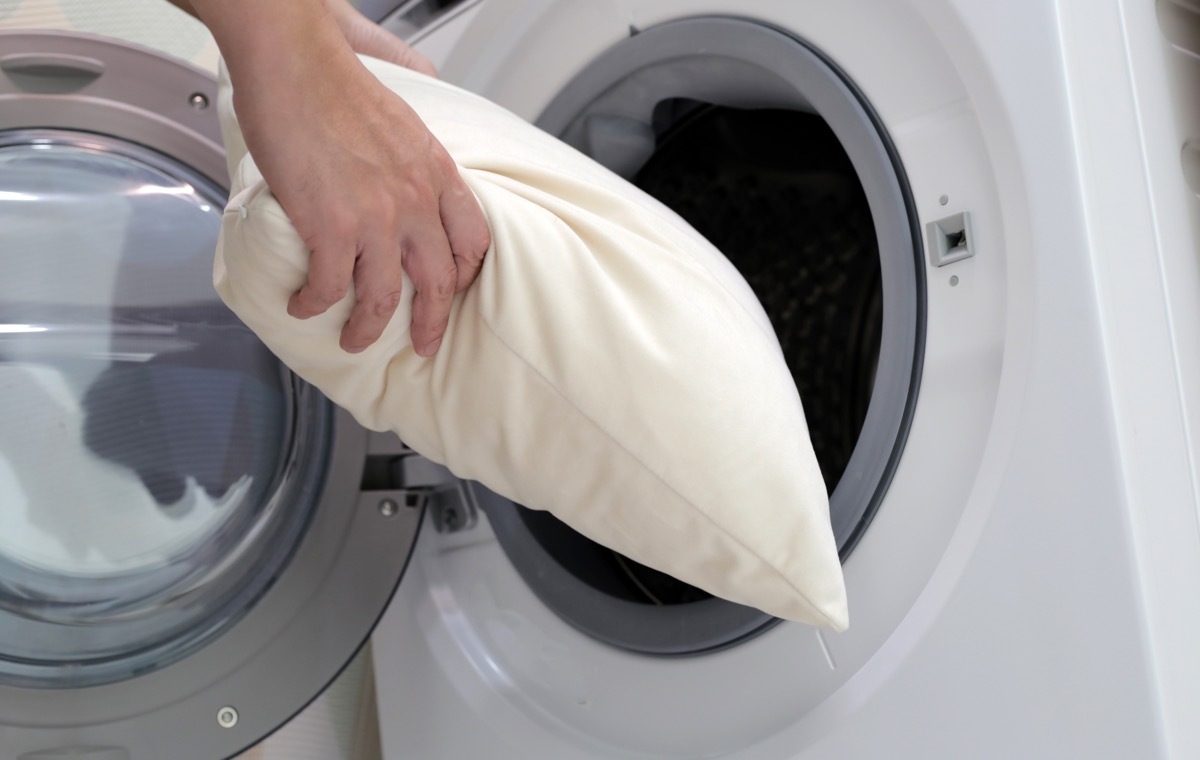 洗濯機　枕