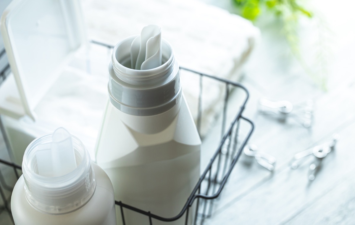 かごに入る洗剤