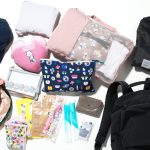 鈴木まきさんの海外旅行リュックの中身写真