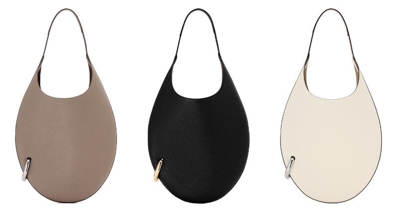 ピアス バッグ　レザー