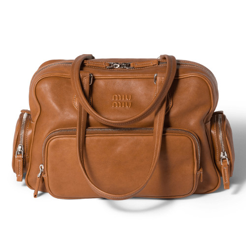 ポケット ナッパレザー トップハンドルバッグ