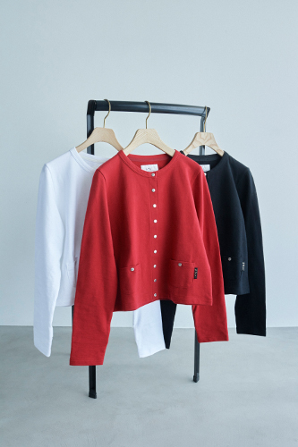 オーガニックコットン トラディショナルカーディガン