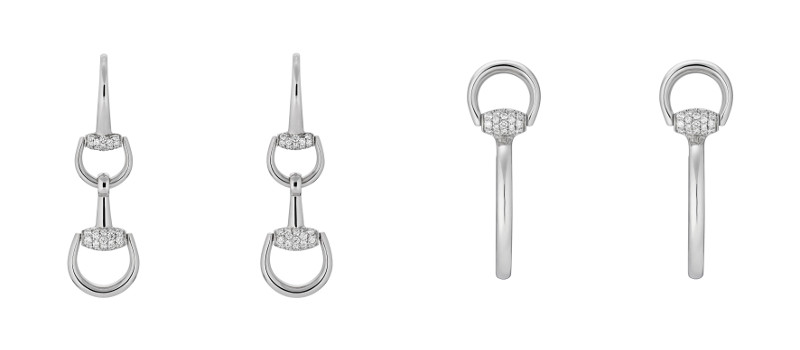 ホワイトゴールド ピアス