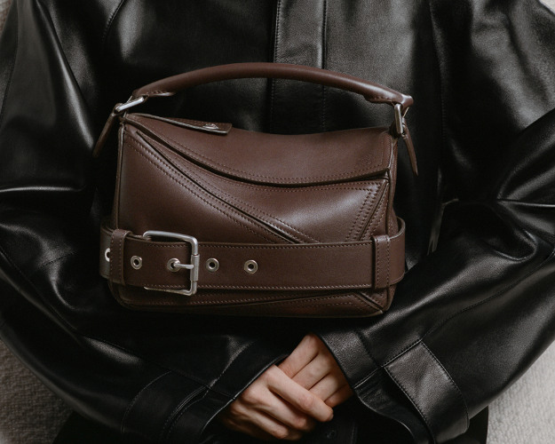 バイカーバッグ ブラウン