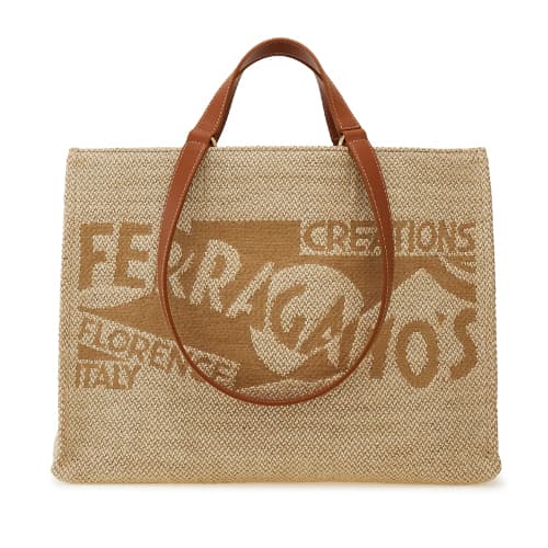 ロゴトートバッグ (L)