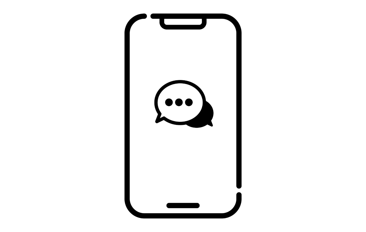 メッセージアプリのイメージイラスト
