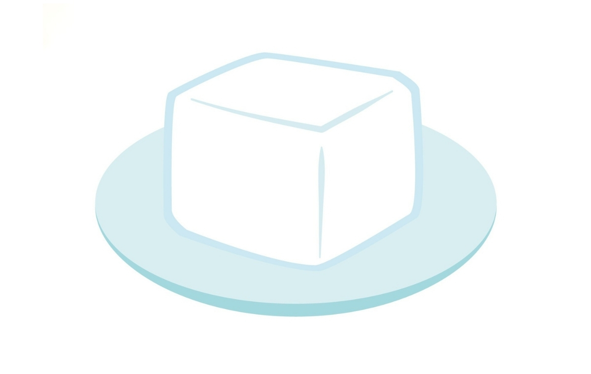 固形ラードのイラスト