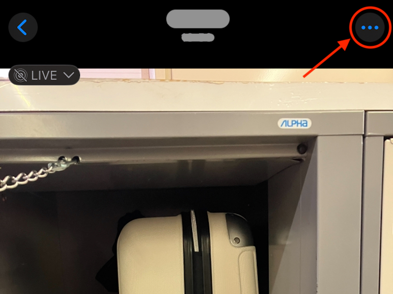 3点マークのスクリーンショット