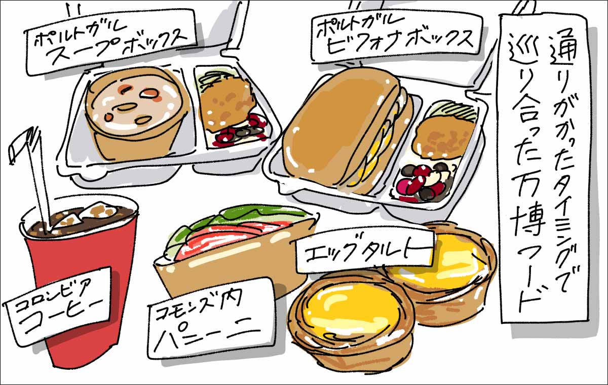 万博での食べ物