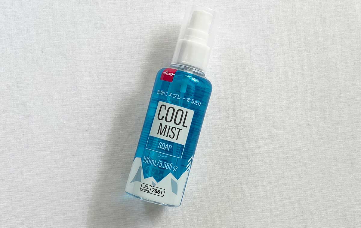 ダイソーの「冷感ミスト（ソープ）」
