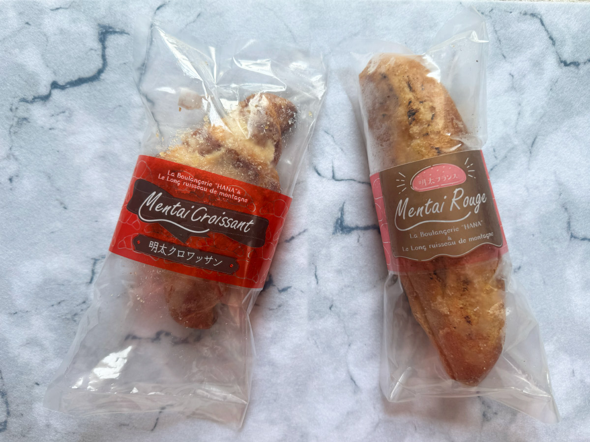 クロワッサンとフランスパン