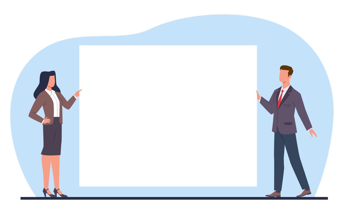 働く女性と男性