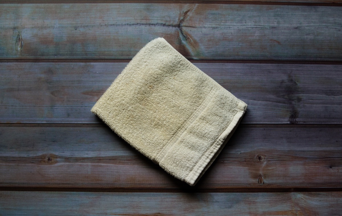 黄ばみタオル