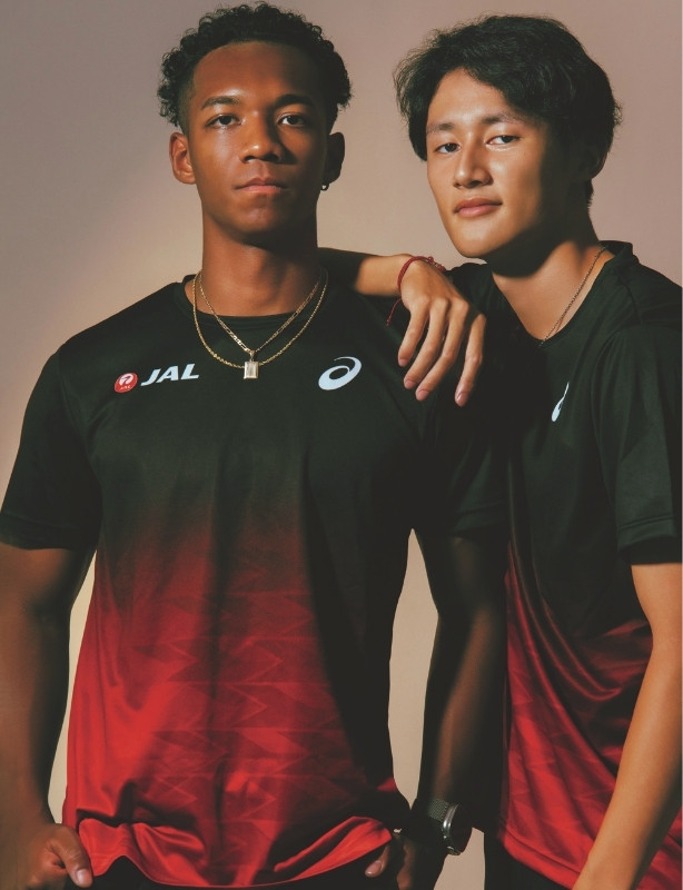 村竹選手と鵜澤選手のツーショット写真