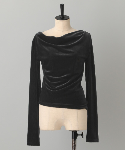 ベロアドレーププルオーバー