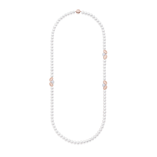 ディスクパール ネックレス￥4,180,000 SG/南洋真珠 白蝶/ 淡水真珠/ダイヤモンド