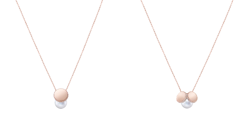 ディスクパール ペンダント￥1,210,000 SG/南洋真珠 白蝶/ ダイヤモンド ディスクパール ペンダント￥1,430,000 SG/南洋真珠 白蝶/ ダイヤモンド