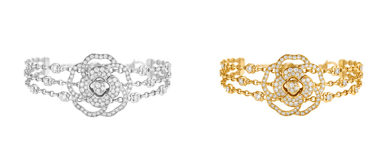 ブレスレット ホワイトゴールド×ダイヤモンド￥7,502,000 イエローゴールド×ダイヤモンド￥7,007,000