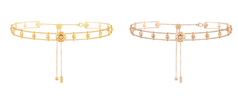 チョーカー イエローゴールド×ダイヤモンド￥4,070,000 ベージュゴールド×ダイヤモンド￥4,070,000