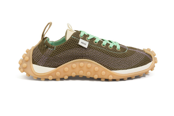 グリーン メッシュ ミラージュ ロートップ スニーカー￥69,300