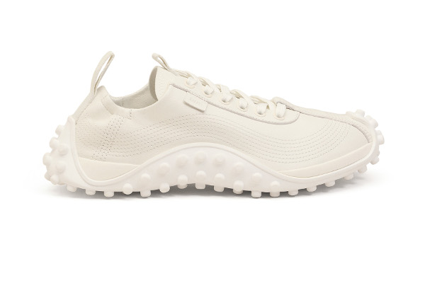 ホワイト スムースレザー ミラージュ ロートップ スニーカー￥77,000