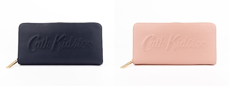 長財布ネイビー、ピンク