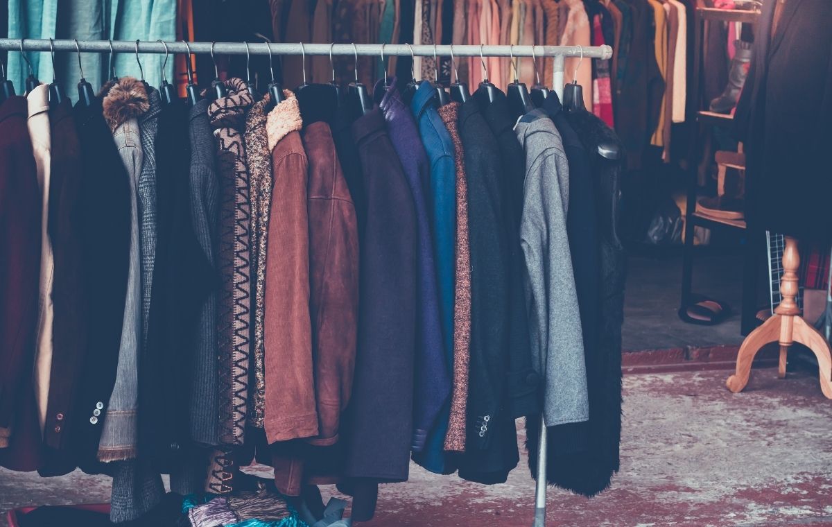 古着屋の店内写真