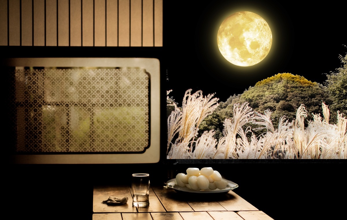 和室と月