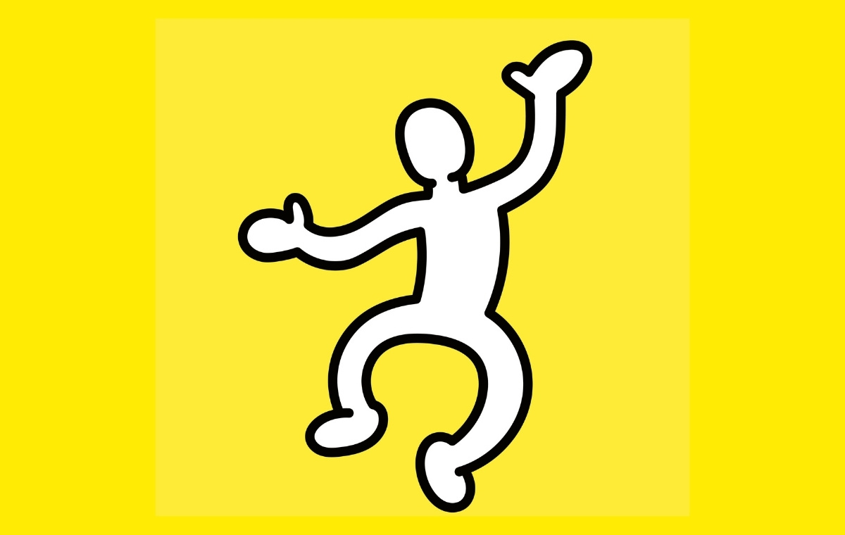 酔ったような足取りの人のイラスト